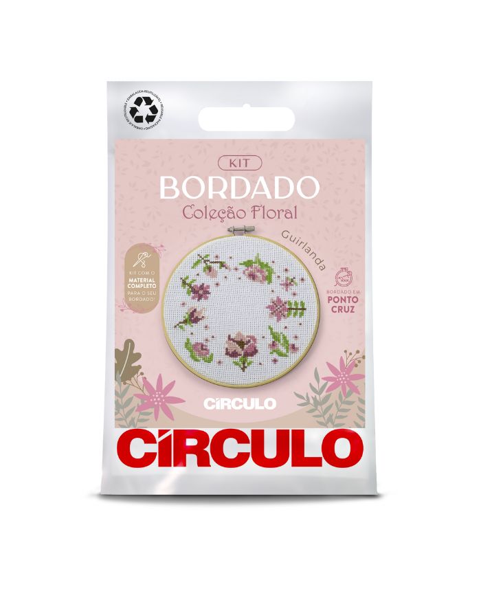 Kit Bordado Floral