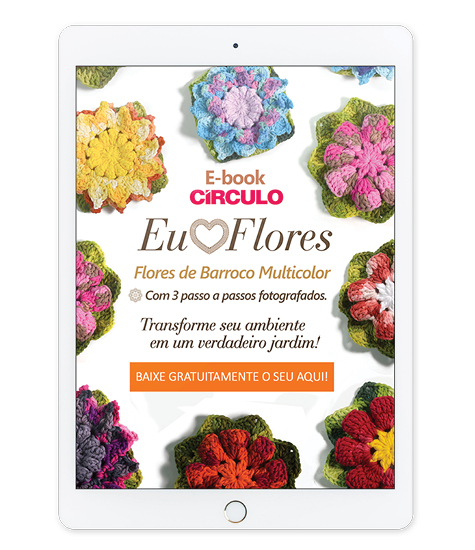 E-book Flores de Crochê