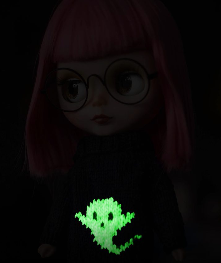 Suéter Fantasminha Glow
